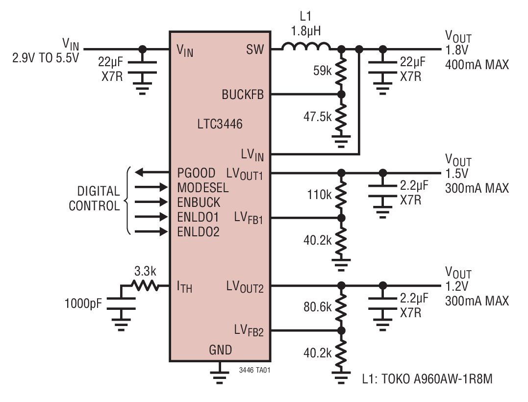 LTC3446Ӧͼһ